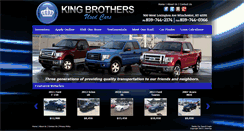 Desktop Screenshot of kingbrotherscars.com
